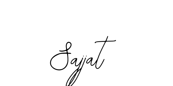 How to make Sajjat name signature. Use Bearetta-2O07w style for creating short signs online. This is the latest handwritten sign. Sajjat signature style 12 images and pictures png