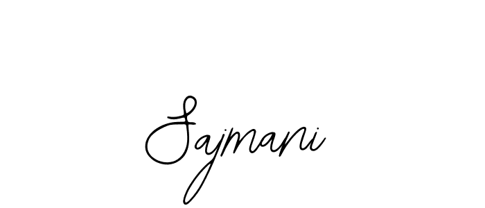 How to make Sajmani name signature. Use Bearetta-2O07w style for creating short signs online. This is the latest handwritten sign. Sajmani signature style 12 images and pictures png