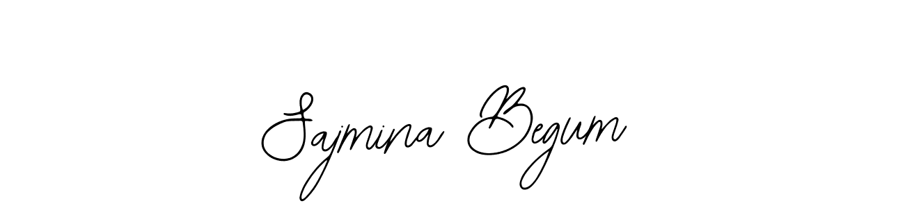 Make a beautiful signature design for name Sajmina Begum. Use this online signature maker to create a handwritten signature for free. Sajmina Begum signature style 12 images and pictures png