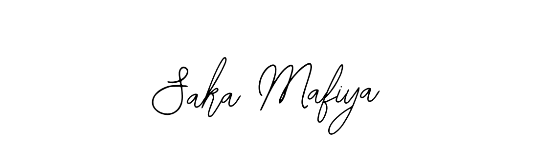 Create a beautiful signature design for name Saka Mafiya. With this signature (Bearetta-2O07w) fonts, you can make a handwritten signature for free. Saka Mafiya signature style 12 images and pictures png