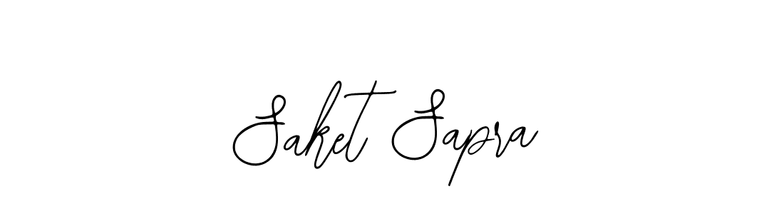 Saket Sapra stylish signature style. Best Handwritten Sign (Bearetta-2O07w) for my name. Handwritten Signature Collection Ideas for my name Saket Sapra. Saket Sapra signature style 12 images and pictures png