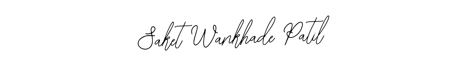 Make a beautiful signature design for name Saket Wankhade Patil. With this signature (Bearetta-2O07w) style, you can create a handwritten signature for free. Saket Wankhade Patil signature style 12 images and pictures png