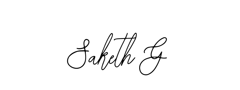 Make a beautiful signature design for name Saketh G. Use this online signature maker to create a handwritten signature for free. Saketh G signature style 12 images and pictures png