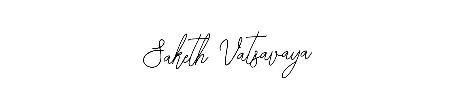 You should practise on your own different ways (Bearetta-2O07w) to write your name (Saketh Vatsavaya) in signature. don't let someone else do it for you. Saketh Vatsavaya signature style 12 images and pictures png