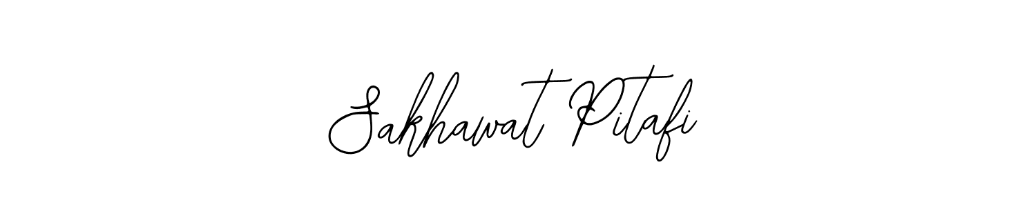 Design your own signature with our free online signature maker. With this signature software, you can create a handwritten (Bearetta-2O07w) signature for name Sakhawat Pitafi. Sakhawat Pitafi signature style 12 images and pictures png