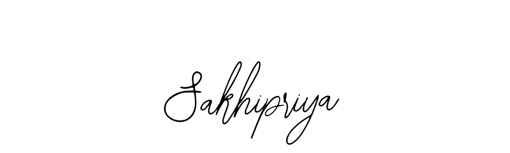 You should practise on your own different ways (Bearetta-2O07w) to write your name (Sakhipriya) in signature. don't let someone else do it for you. Sakhipriya signature style 12 images and pictures png