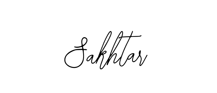 How to make Sakhtar name signature. Use Bearetta-2O07w style for creating short signs online. This is the latest handwritten sign. Sakhtar signature style 12 images and pictures png