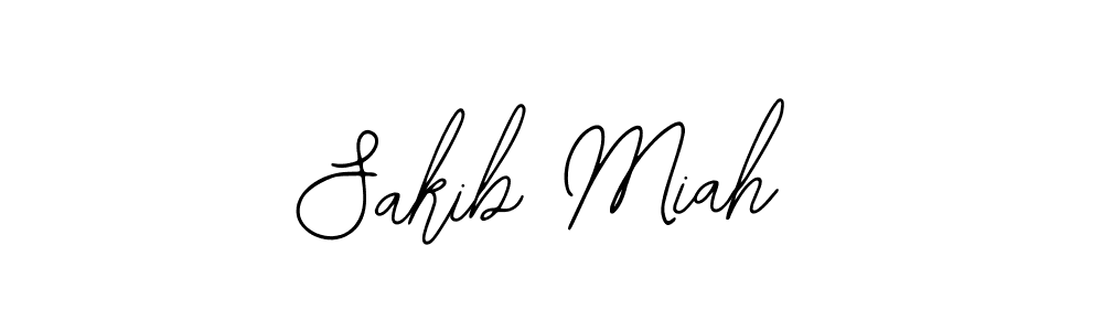 You should practise on your own different ways (Bearetta-2O07w) to write your name (Sakib Miah) in signature. don't let someone else do it for you. Sakib Miah signature style 12 images and pictures png
