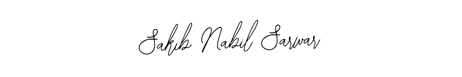 Similarly Bearetta-2O07w is the best handwritten signature design. Signature creator online .You can use it as an online autograph creator for name Sakib Nabil Sarwar. Sakib Nabil Sarwar signature style 12 images and pictures png