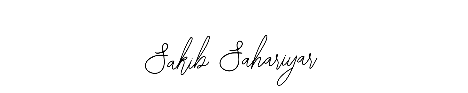 Also You can easily find your signature by using the search form. We will create Sakib Sahariyar name handwritten signature images for you free of cost using Bearetta-2O07w sign style. Sakib Sahariyar signature style 12 images and pictures png