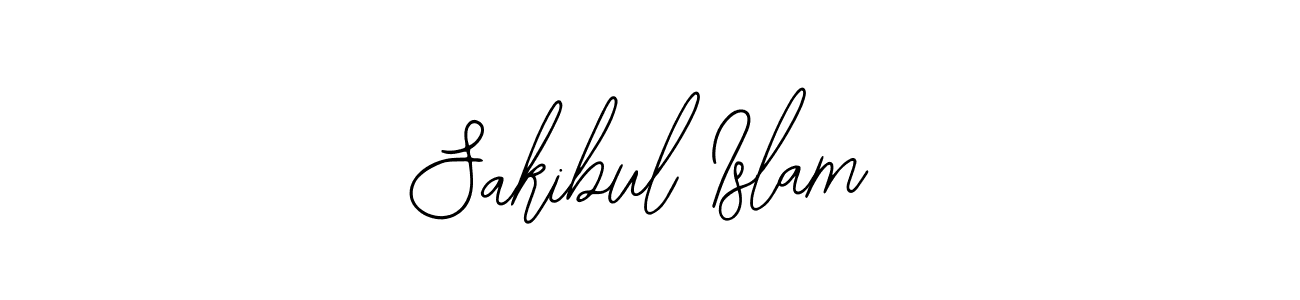 Use a signature maker to create a handwritten signature online. With this signature software, you can design (Bearetta-2O07w) your own signature for name Sakibul Islam. Sakibul Islam signature style 12 images and pictures png