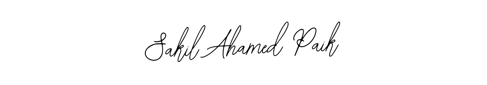 How to Draw Sakil Ahamed Paik signature style? Bearetta-2O07w is a latest design signature styles for name Sakil Ahamed Paik. Sakil Ahamed Paik signature style 12 images and pictures png