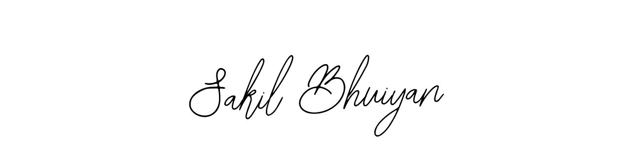 Use a signature maker to create a handwritten signature online. With this signature software, you can design (Bearetta-2O07w) your own signature for name Sakil Bhuiyan. Sakil Bhuiyan signature style 12 images and pictures png