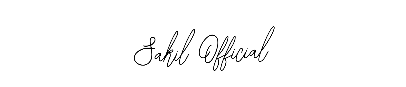 How to make Sakil Official signature? Bearetta-2O07w is a professional autograph style. Create handwritten signature for Sakil Official name. Sakil Official signature style 12 images and pictures png