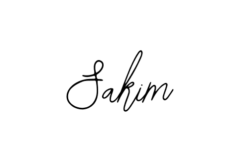 How to make Sakim name signature. Use Bearetta-2O07w style for creating short signs online. This is the latest handwritten sign. Sakim signature style 12 images and pictures png