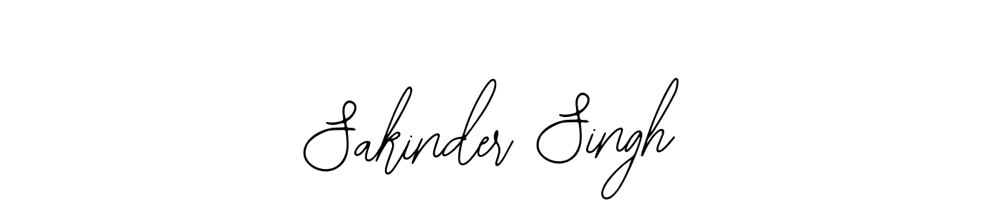 The best way (Bearetta-2O07w) to make a short signature is to pick only two or three words in your name. The name Sakinder Singh include a total of six letters. For converting this name. Sakinder Singh signature style 12 images and pictures png