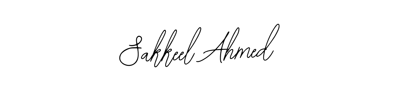 Design your own signature with our free online signature maker. With this signature software, you can create a handwritten (Bearetta-2O07w) signature for name Sakkeel Ahmed. Sakkeel Ahmed signature style 12 images and pictures png