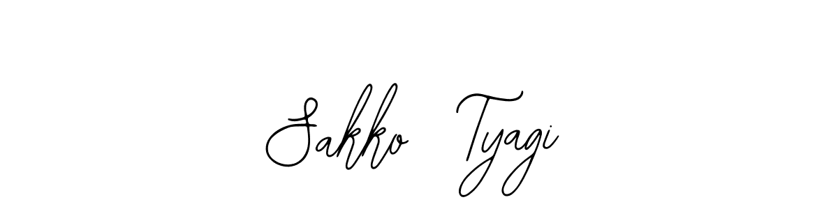 Also we have Sakko  Tyagi name is the best signature style. Create professional handwritten signature collection using Bearetta-2O07w autograph style. Sakko  Tyagi signature style 12 images and pictures png