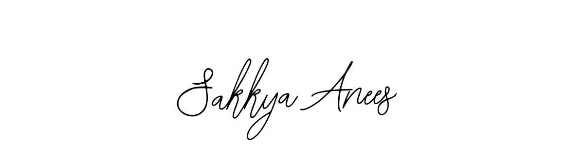 How to make Sakkya Anees signature? Bearetta-2O07w is a professional autograph style. Create handwritten signature for Sakkya Anees name. Sakkya Anees signature style 12 images and pictures png