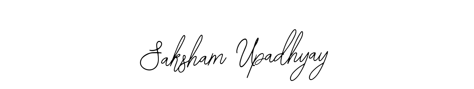 Bearetta-2O07w is a professional signature style that is perfect for those who want to add a touch of class to their signature. It is also a great choice for those who want to make their signature more unique. Get Saksham Upadhyay name to fancy signature for free. Saksham Upadhyay signature style 12 images and pictures png