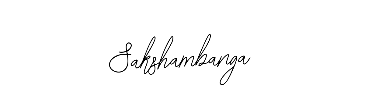 How to make Sakshambanga signature? Bearetta-2O07w is a professional autograph style. Create handwritten signature for Sakshambanga name. Sakshambanga signature style 12 images and pictures png