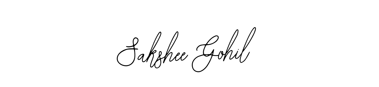 Also You can easily find your signature by using the search form. We will create Sakshee Gohil name handwritten signature images for you free of cost using Bearetta-2O07w sign style. Sakshee Gohil signature style 12 images and pictures png