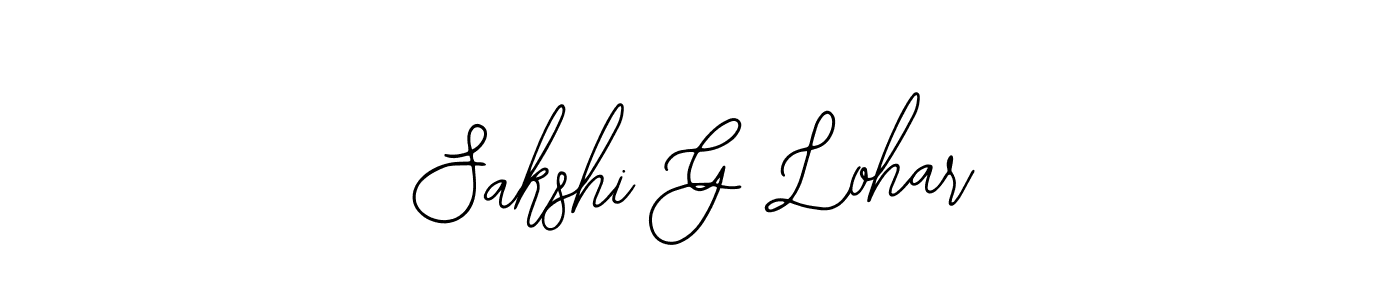 How to make Sakshi G Lohar signature? Bearetta-2O07w is a professional autograph style. Create handwritten signature for Sakshi G Lohar name. Sakshi G Lohar signature style 12 images and pictures png