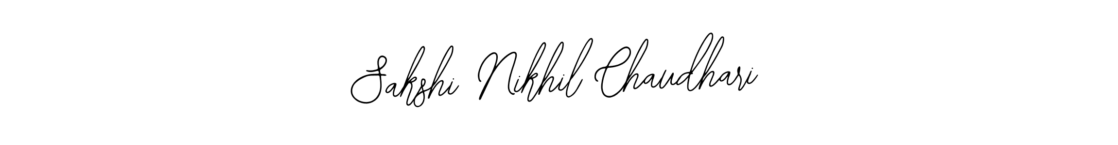It looks lik you need a new signature style for name Sakshi Nikhil Chaudhari. Design unique handwritten (Bearetta-2O07w) signature with our free signature maker in just a few clicks. Sakshi Nikhil Chaudhari signature style 12 images and pictures png