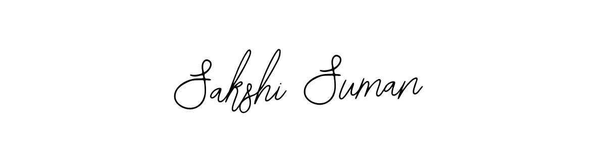 Use a signature maker to create a handwritten signature online. With this signature software, you can design (Bearetta-2O07w) your own signature for name Sakshi Suman. Sakshi Suman signature style 12 images and pictures png