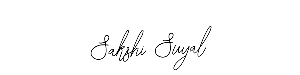 Design your own signature with our free online signature maker. With this signature software, you can create a handwritten (Bearetta-2O07w) signature for name Sakshi Suyal. Sakshi Suyal signature style 12 images and pictures png