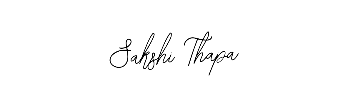 Design your own signature with our free online signature maker. With this signature software, you can create a handwritten (Bearetta-2O07w) signature for name Sakshi Thapa. Sakshi Thapa signature style 12 images and pictures png