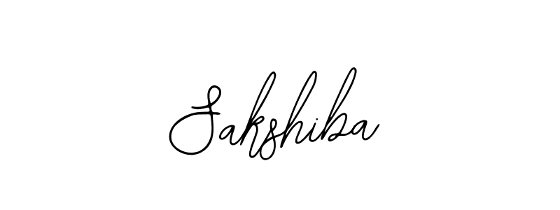 How to make Sakshiba name signature. Use Bearetta-2O07w style for creating short signs online. This is the latest handwritten sign. Sakshiba signature style 12 images and pictures png