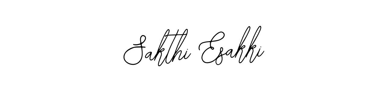 Bearetta-2O07w is a professional signature style that is perfect for those who want to add a touch of class to their signature. It is also a great choice for those who want to make their signature more unique. Get Sakthi Esakki name to fancy signature for free. Sakthi Esakki signature style 12 images and pictures png