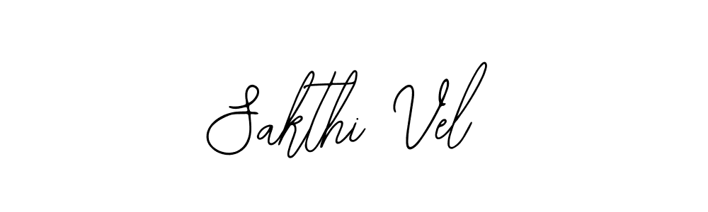 Design your own signature with our free online signature maker. With this signature software, you can create a handwritten (Bearetta-2O07w) signature for name Sakthi Vel. Sakthi Vel signature style 12 images and pictures png