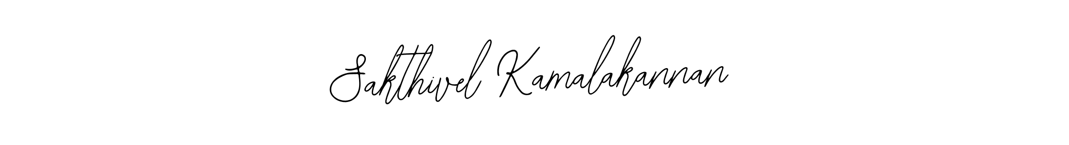 How to make Sakthivel Kamalakannan name signature. Use Bearetta-2O07w style for creating short signs online. This is the latest handwritten sign. Sakthivel Kamalakannan signature style 12 images and pictures png