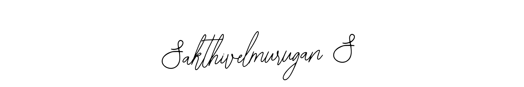 Also we have Sakthivelmurugan S name is the best signature style. Create professional handwritten signature collection using Bearetta-2O07w autograph style. Sakthivelmurugan S signature style 12 images and pictures png