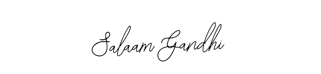 Similarly Bearetta-2O07w is the best handwritten signature design. Signature creator online .You can use it as an online autograph creator for name Salaam Gandhi. Salaam Gandhi signature style 12 images and pictures png