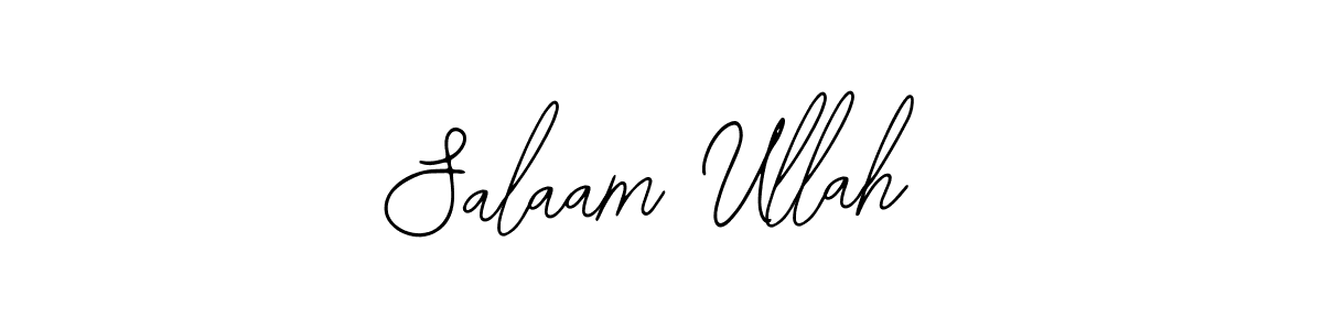 You should practise on your own different ways (Bearetta-2O07w) to write your name (Salaam Ullah) in signature. don't let someone else do it for you. Salaam Ullah signature style 12 images and pictures png