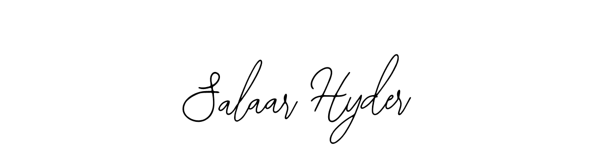 How to make Salaar Hyder signature? Bearetta-2O07w is a professional autograph style. Create handwritten signature for Salaar Hyder name. Salaar Hyder signature style 12 images and pictures png