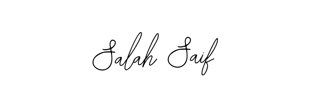 This is the best signature style for the Salah Saif name. Also you like these signature font (Bearetta-2O07w). Mix name signature. Salah Saif signature style 12 images and pictures png