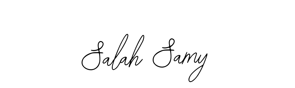 Design your own signature with our free online signature maker. With this signature software, you can create a handwritten (Bearetta-2O07w) signature for name Salah Samy. Salah Samy signature style 12 images and pictures png