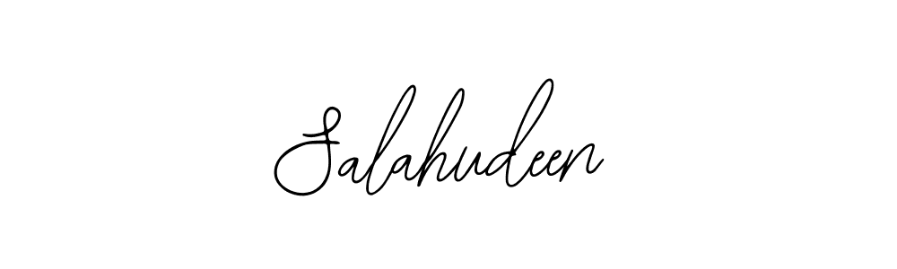 Use a signature maker to create a handwritten signature online. With this signature software, you can design (Bearetta-2O07w) your own signature for name Salahudeen. Salahudeen signature style 12 images and pictures png