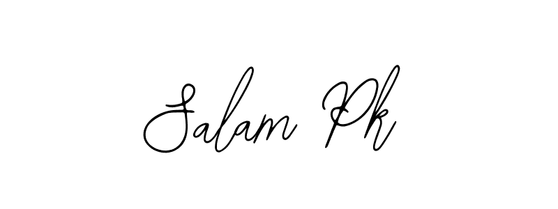 Salam Pk stylish signature style. Best Handwritten Sign (Bearetta-2O07w) for my name. Handwritten Signature Collection Ideas for my name Salam Pk. Salam Pk signature style 12 images and pictures png