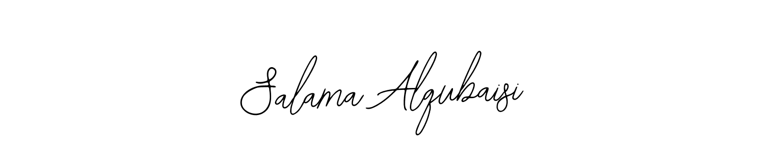 How to make Salama Alqubaisi name signature. Use Bearetta-2O07w style for creating short signs online. This is the latest handwritten sign. Salama Alqubaisi signature style 12 images and pictures png