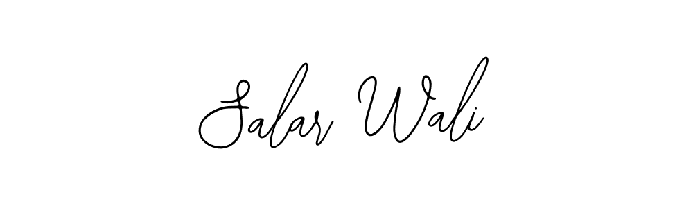 if you are searching for the best signature style for your name Salar Wali. so please give up your signature search. here we have designed multiple signature styles  using Bearetta-2O07w. Salar Wali signature style 12 images and pictures png