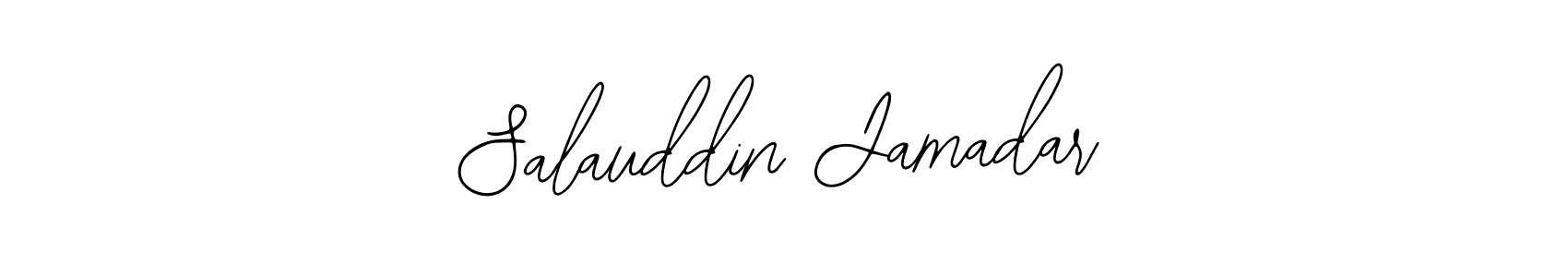 You should practise on your own different ways (Bearetta-2O07w) to write your name (Salauddin Jamadar) in signature. don't let someone else do it for you. Salauddin Jamadar signature style 12 images and pictures png