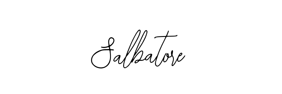 How to make Salbatore name signature. Use Bearetta-2O07w style for creating short signs online. This is the latest handwritten sign. Salbatore signature style 12 images and pictures png