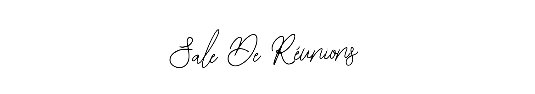 Also we have Sale De Réunions name is the best signature style. Create professional handwritten signature collection using Bearetta-2O07w autograph style. Sale De Réunions signature style 12 images and pictures png