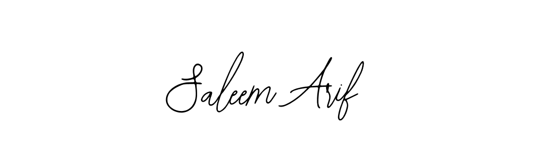 Similarly Bearetta-2O07w is the best handwritten signature design. Signature creator online .You can use it as an online autograph creator for name Saleem Arif. Saleem Arif signature style 12 images and pictures png