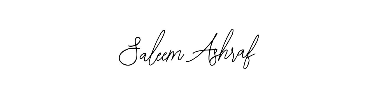 It looks lik you need a new signature style for name Saleem Ashraf. Design unique handwritten (Bearetta-2O07w) signature with our free signature maker in just a few clicks. Saleem Ashraf signature style 12 images and pictures png